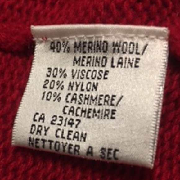 Vintage Talbots Sweater/Jacket with Toggle Buttons  Size M  Italian Yarn - Picture 9 of 10